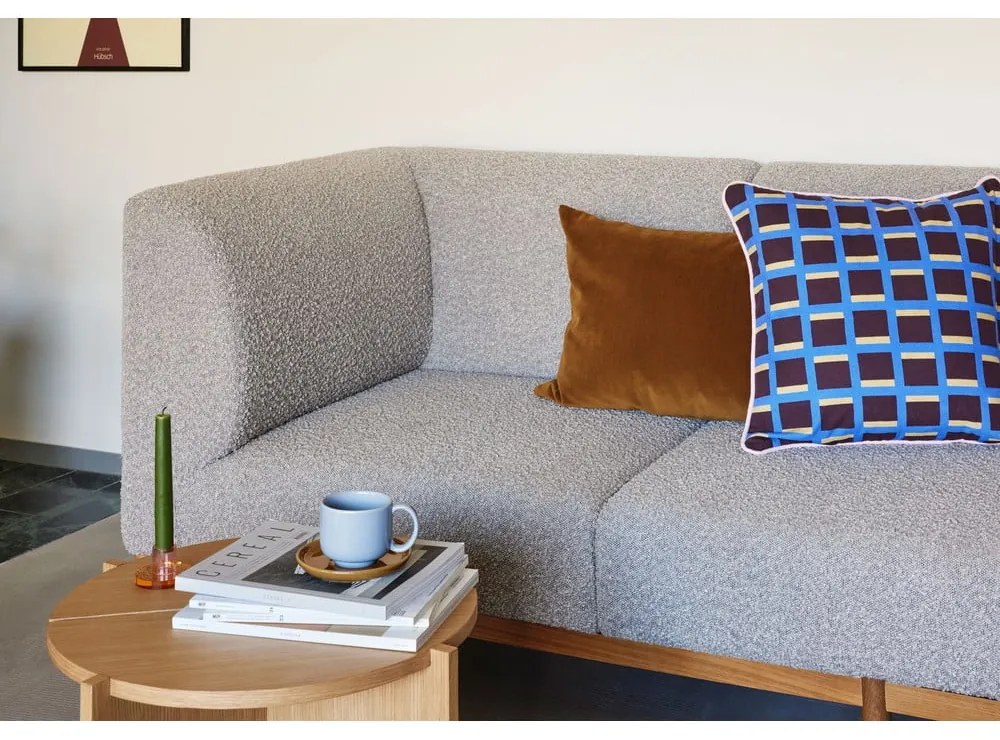 Okrúhly odkladací stolík v dekore duba ø 55 cm Dash – Hübsch