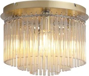 Searchlight 55620-320CP-Stropné svietidlo SWIZZLE 5xE14/60W/230V pr. 32 cm zlatá