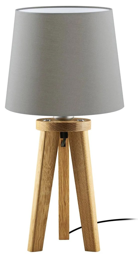 HerzBlut Elli lampa, hrčavý dub olejovaná/taupe