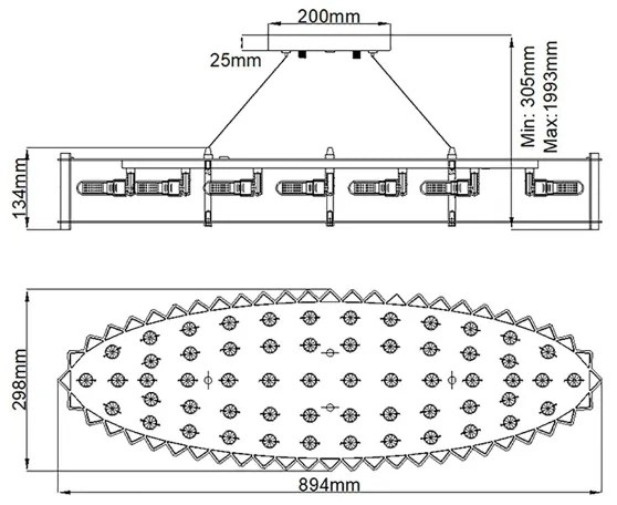Kichler KL-CRYSTAL-SKYE-I-L-LED Kúpeľňový luster CRYSTAL SKYE 12xG9/3W/230V IP44
