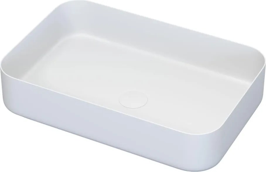 Umývadlo na dosku LJORDAL 52x34 cm oceľ/biela