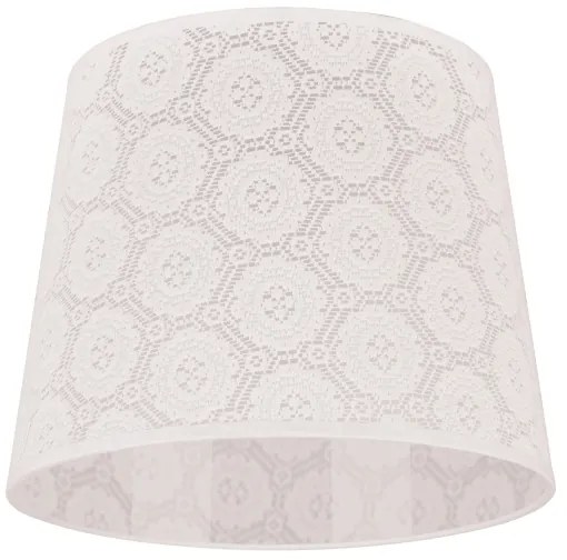 Duolla - Tienidlo k stolný lampě CLASSIC M E27 pr. 24 cm biela