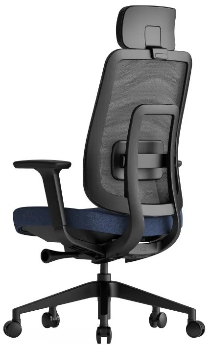 Kancelárska ergonomická stolička K42 — sieť, látka, čierna / viac farieb Zelená