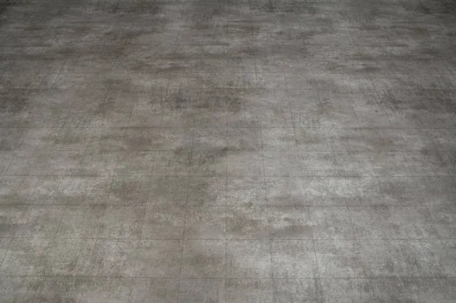 PVC podlaha Olympic Monas 1 štvorce, tmavosivá