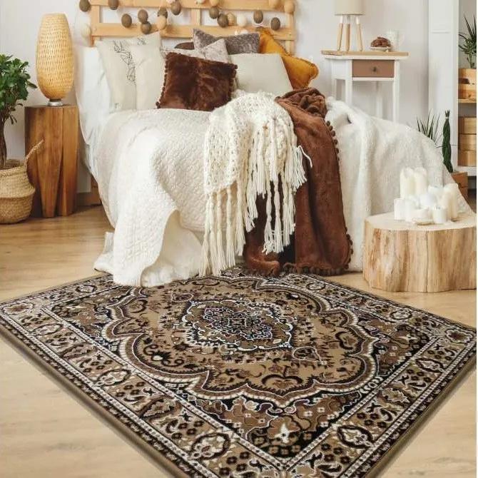 DomTextilu Hnedý koberec kusový s orientálnym vzorom 60x100cm 44170-207181  | BIANO