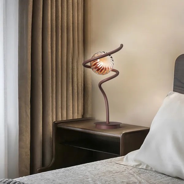 ONLI - Stolná lampa FRIDA 1xG9/10W/230V 42 cm medená