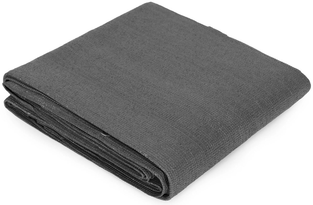 MultiGarden Tieniaca sieť na balkón s príslušenstvom 100x700 cm - sivá MultiGarden