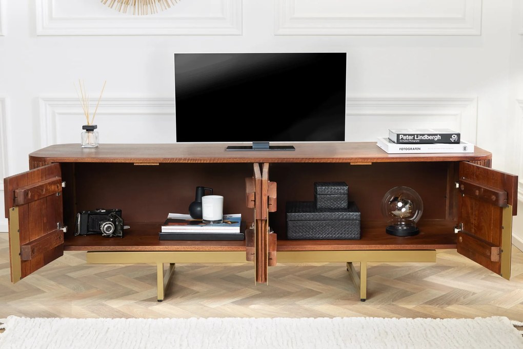 Skrinka pod TV Gatsby 160cm mango gold