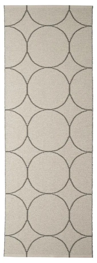 Tmavosivý vnútorný a vonkajší behúň 70x200 cm Boo Charcoal Linen – Pappelina