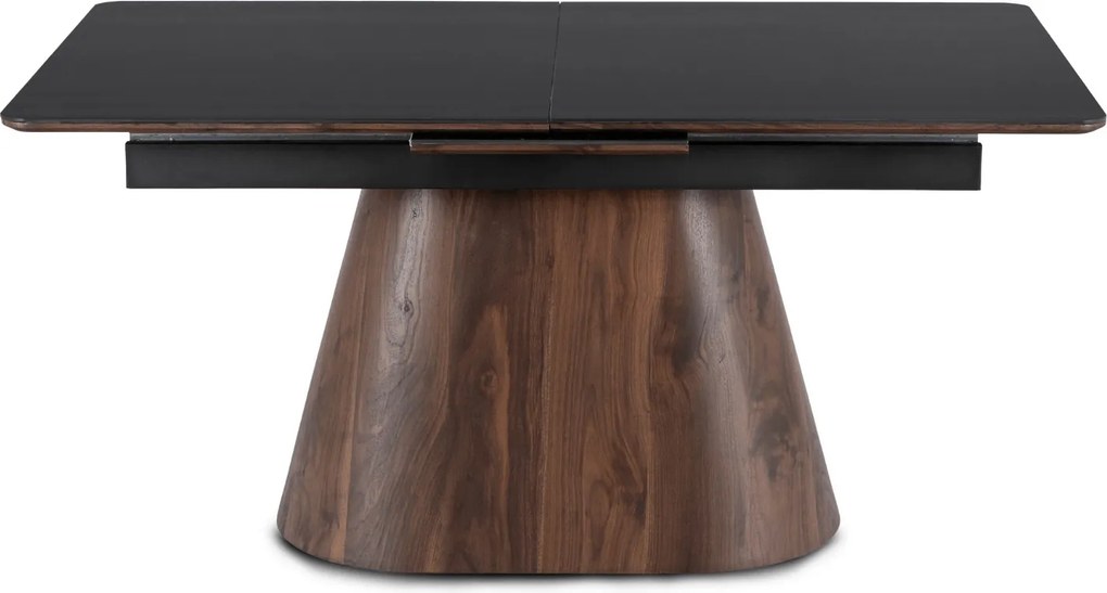PROXIMA.store - Rozkladací jedálenský stôl LIZBONA FARBA: čierna, konštrukcia: orech