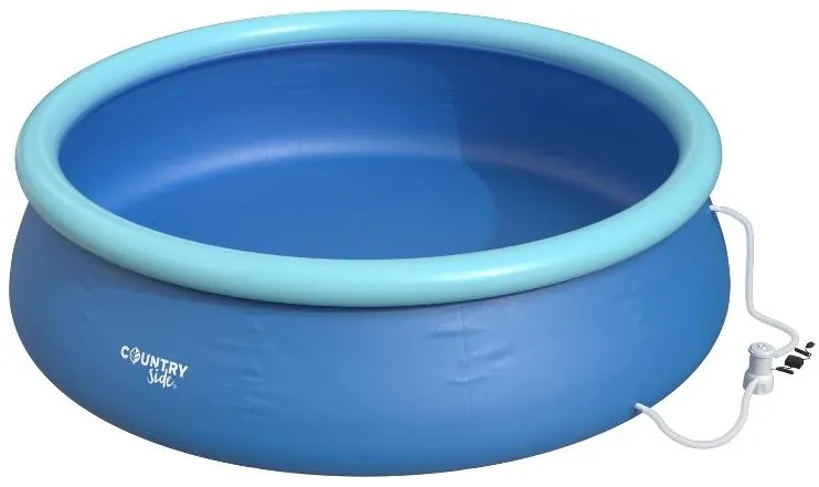 Crivit Bazén Quick Up s filtračným čerpadlom, Ø 300 x 76 cm  (100389761)
