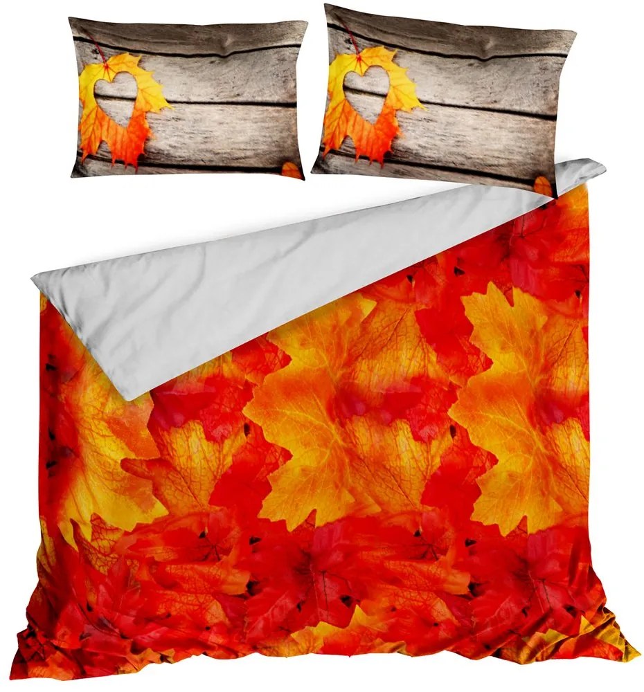 Gipetex Natural Dream 3D talianská  obliečka 100% bavlna Jeseň - 140x200 / 70x90 cm