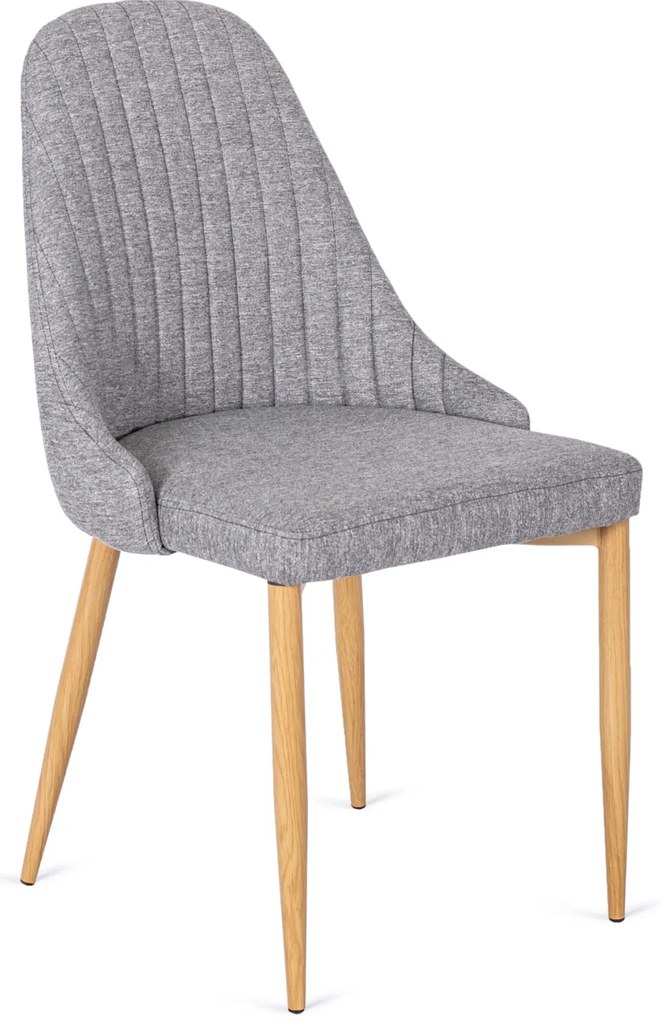 PROXIMA.store - Čalúnená jedálenská stolička TORINO FARBA: čierna