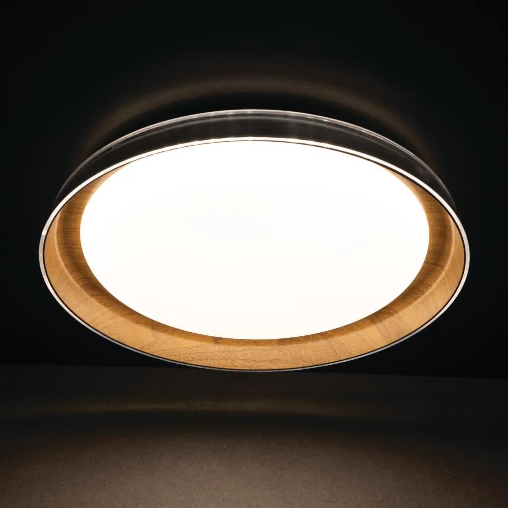 Kanlux 37317 - LED Stropné svietidlo NIFU LED/17,8W/230V pr. 43 cm biela/hnedá