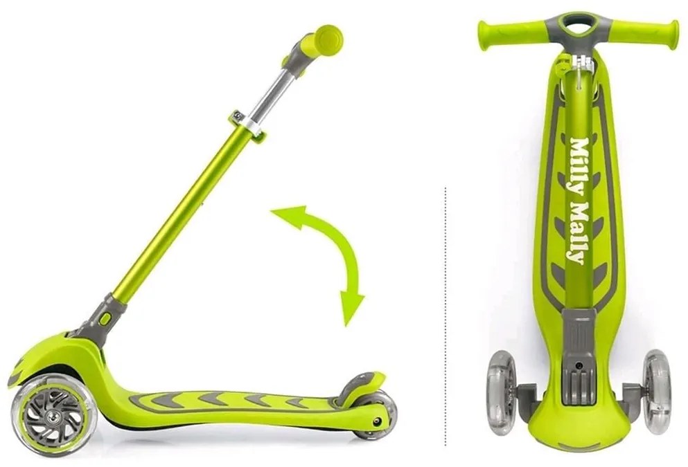 Detská kolobežka Milly Mally Scooter Boogie červená