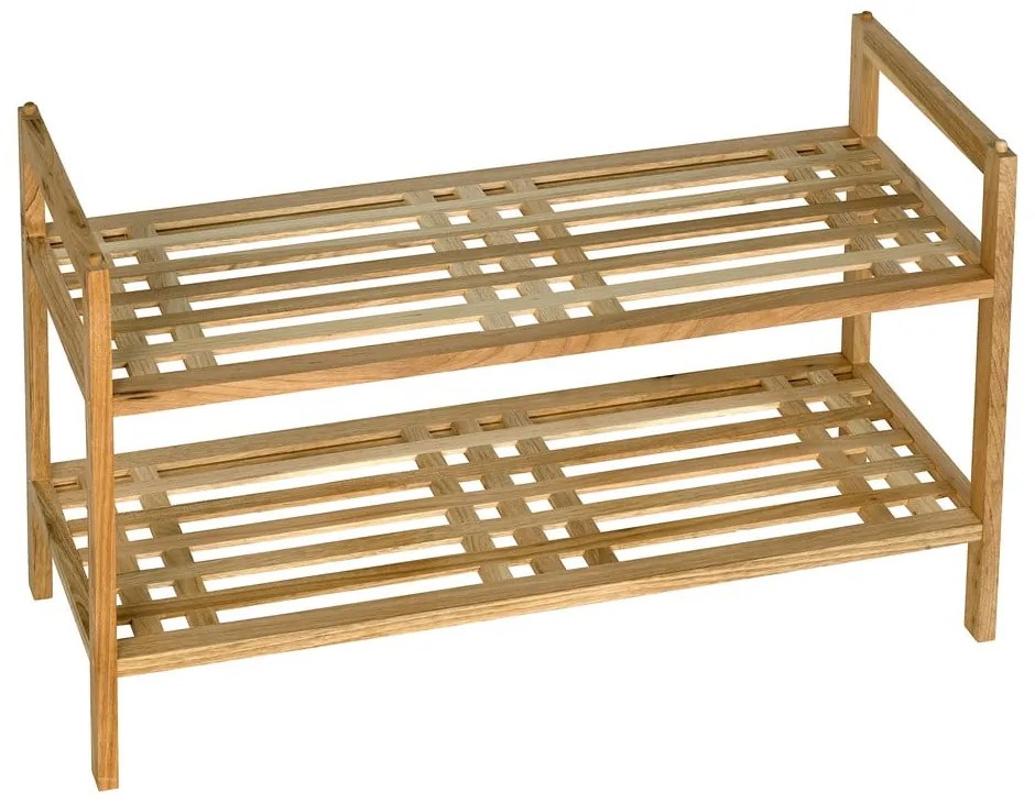 Skrinka na topánky z orechového dreva v prírodnej farbe Norway – Wenko