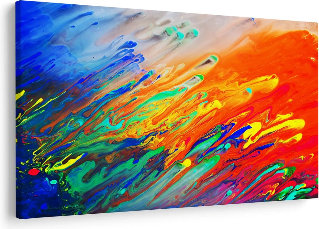 Obraz - Farebná abstrakcia (90x60 cm)