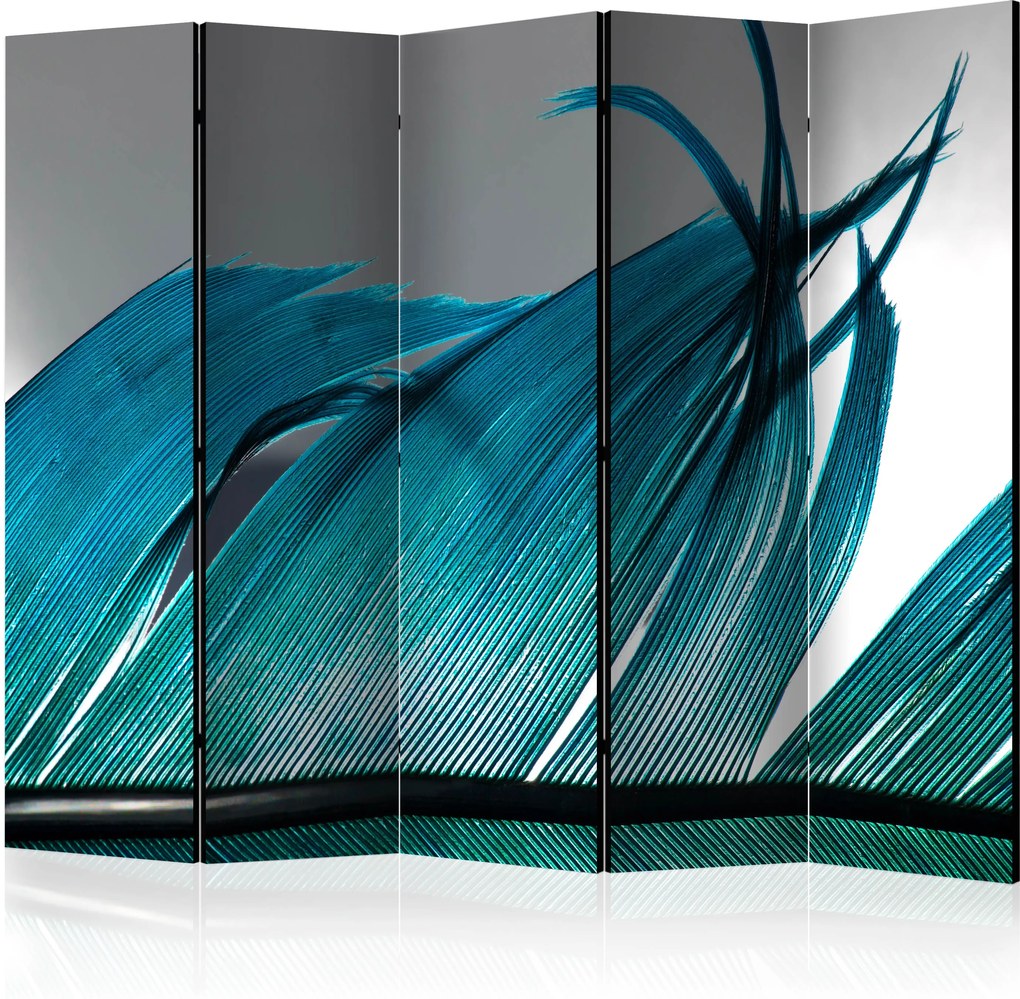 Paraván - Turquoise Feather II [Room Dividers] 225x172 7-10 dní