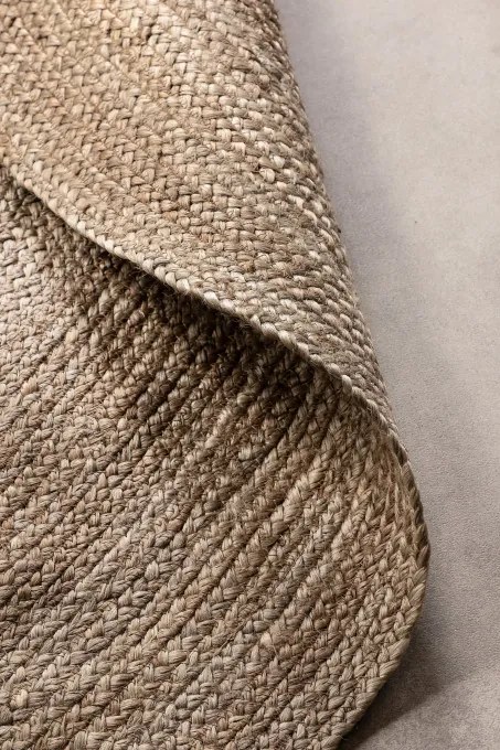 Koberec Hanse Home Jute Braided Rangpur sivý / hnedý