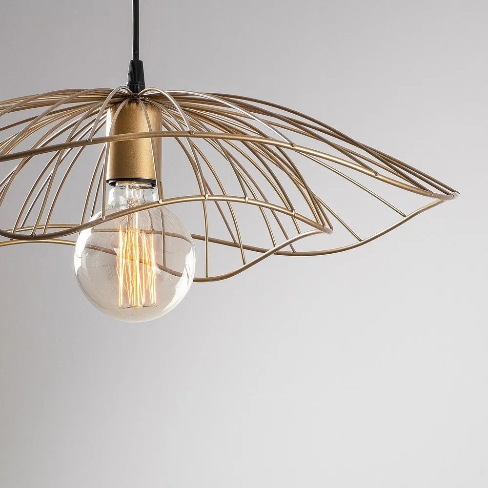 Závesné svietidlo v zlatej farbe ø 50 cm Tel – Opviq lights