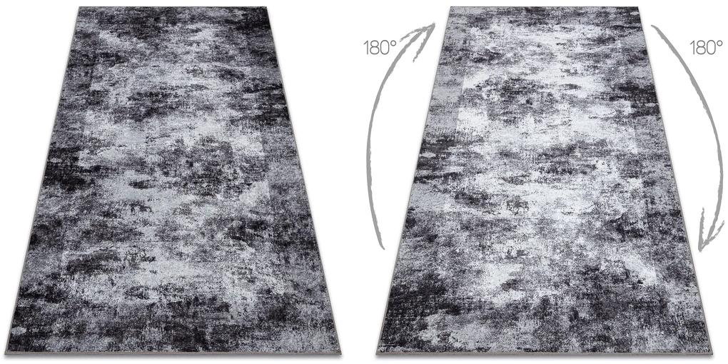 Prateľný koberec MIRO 51924.812 Abstrakcia, protišmykový - svetlosivý