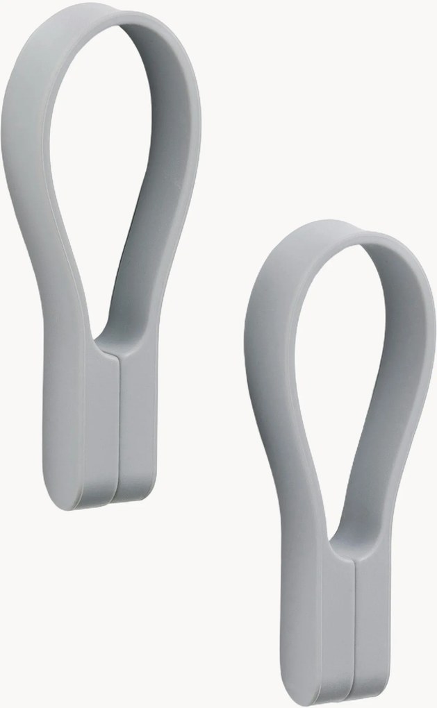 Silikónové magnetické držiaky na uteráky Loop, 2 ks