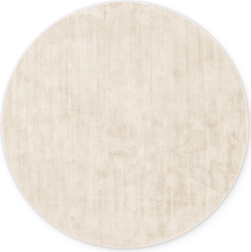 Vikosa, Kusový koberec Vikosa Jane 106293 Ivory kruh, 200x200 (priemer) kruh, biela, detská izba