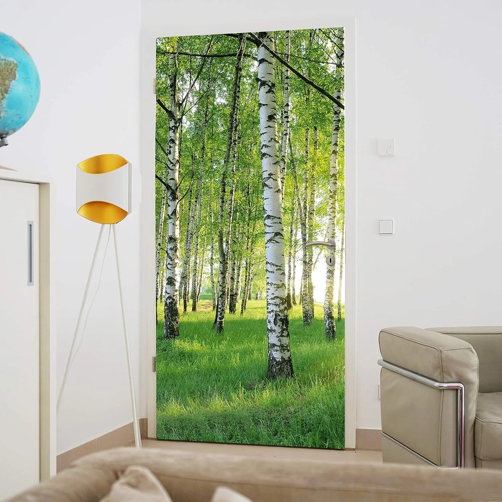 Fototapeta na dvere BIRCH GROVE 86x200 cm