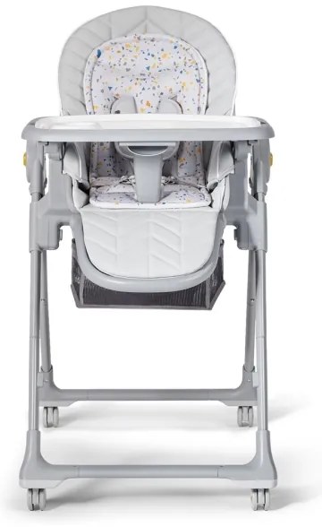 KINDERKRAFT - Detská jedálenská stolička 2v1 LASTREE šedá