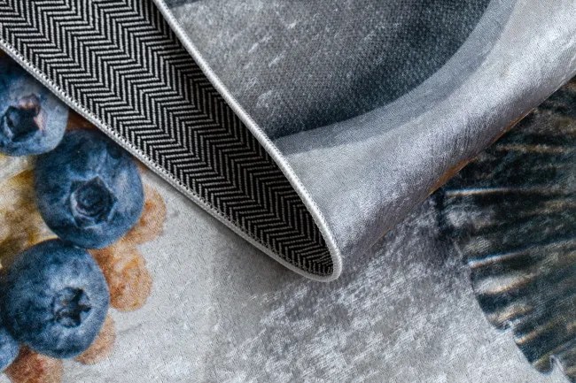 Protišmykový koberec / behúň ANDRE 33570 strieborný / béžový