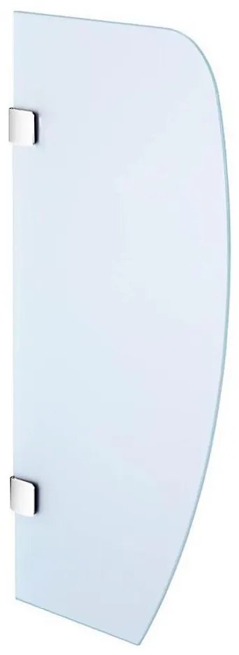 Sapho - Deliaca stena pre pisoáre 40x80 cm matné sklo