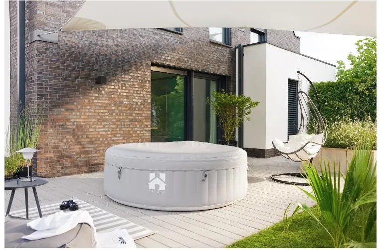 Home Deluxe Nafukovacia vírivka Splash (sivá)  (100397766)