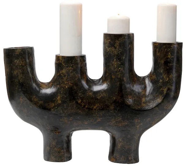 Candle svietnik čierno-hnedý 60 cm