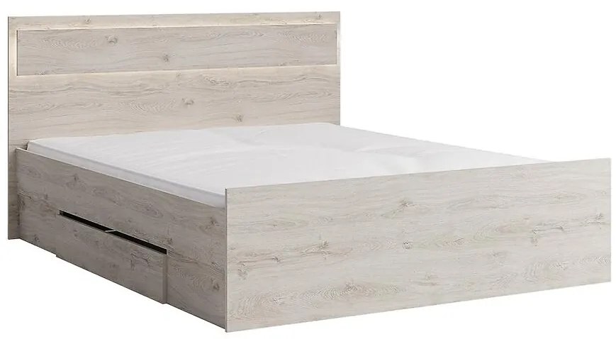 Posteľ Cosmo C18 dub oslo