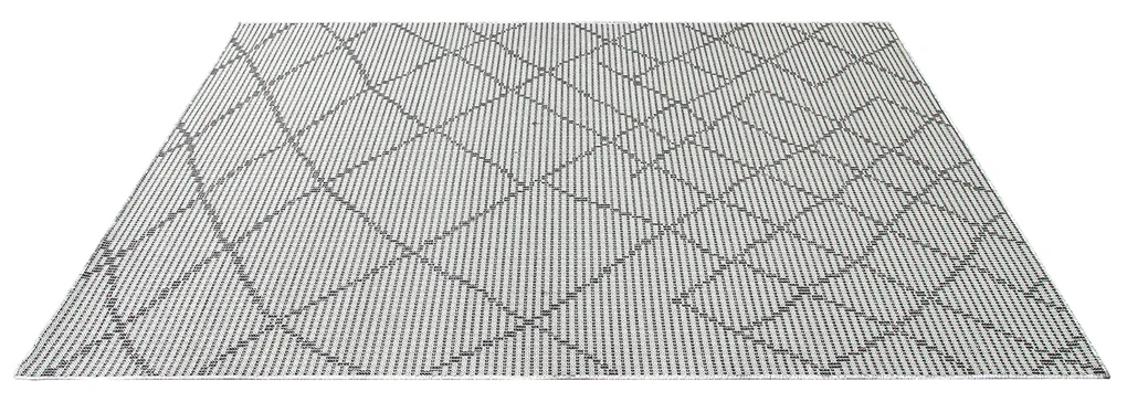 Dekorstudio Šnurkový koberec PALM 3526 - antracitový Rozmer koberca: 80x150cm