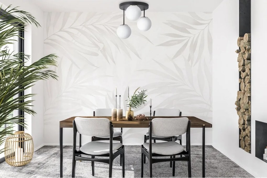 Stropné svietidlo Florence, 3x biele sklenené tienidlo, b/g, o