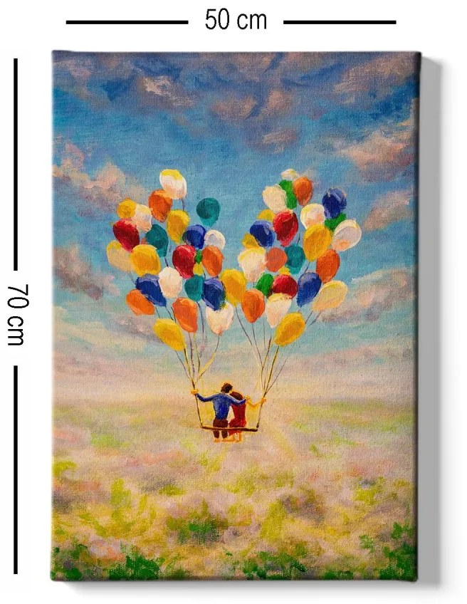 Obraz na plátne Leťte spolu 50x70 cm