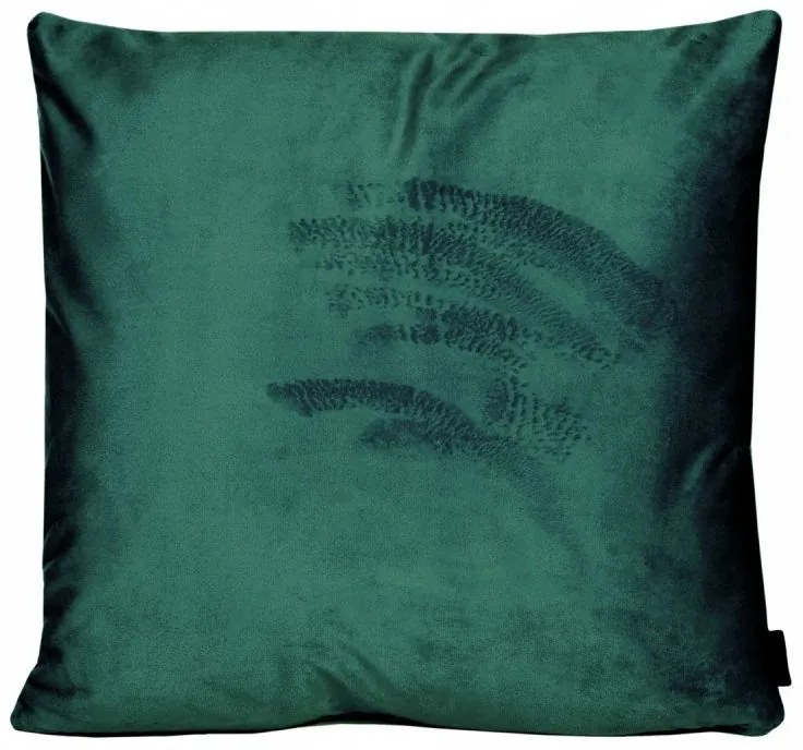 Dekoračná obliečka na vankúš VELVET 40x40 cm, tmavozelený