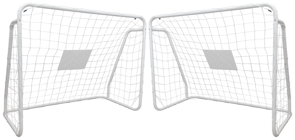 Zostava 2 futbalových bránok 124x96 cm