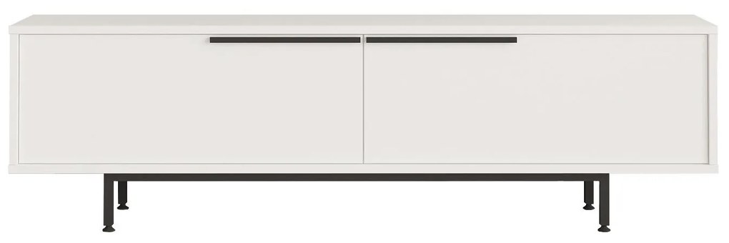 TV stolík/skrinka Nimelo 7 (biela). Akcia -18%. Vlastná spoľahlivá doprava až k Vám domov. 1095479