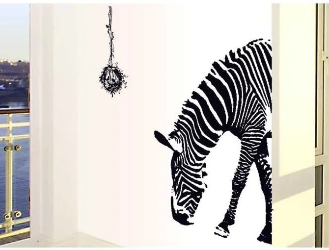 Veselá Stena Samolepka Zebra
