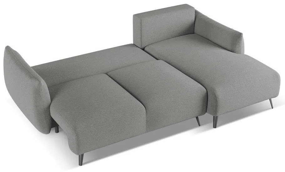 Svetlosivá rohová pohovka (pravý roh) Malie – Makamii