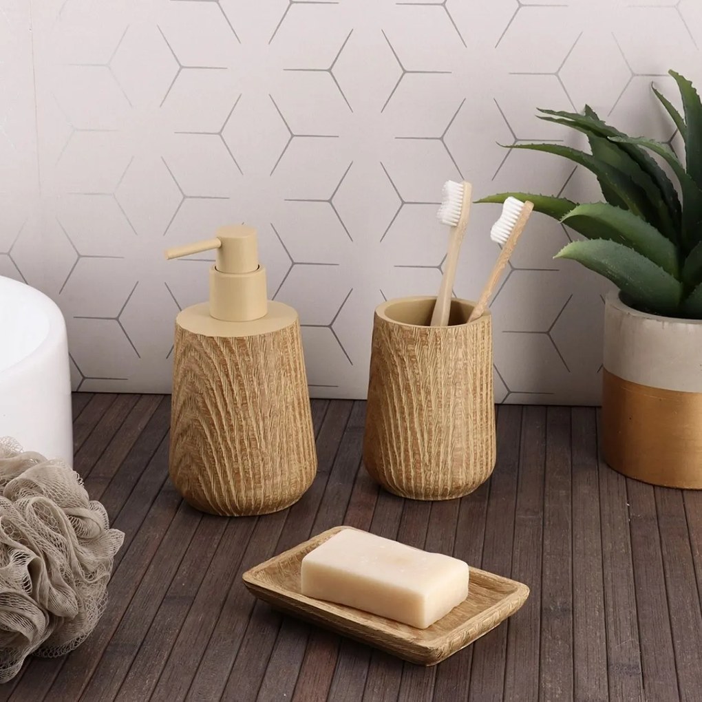Dávkovač mydla Rivo, béžová, 350 ml