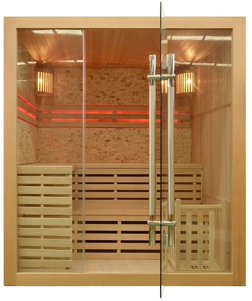 M-SPA - Suchá sauna s pieckou 180 x 160 x 200 cm 6 kW