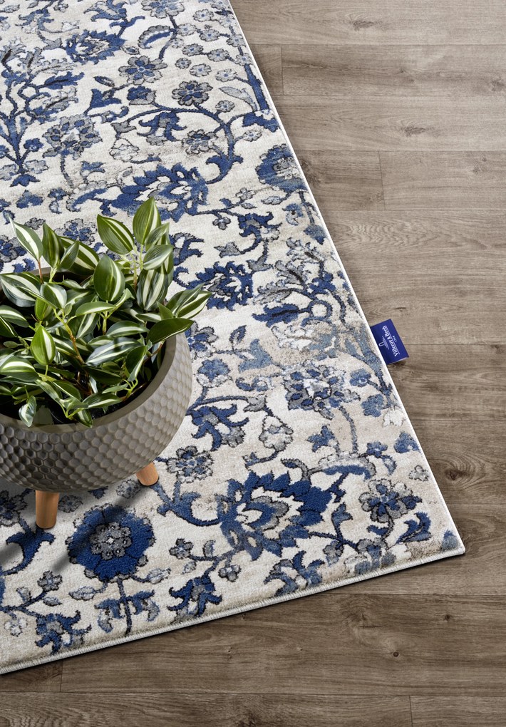 Villeroy & Boch Behúň 106120 Cream, Blue, 80x240, modrá, obývacia izba