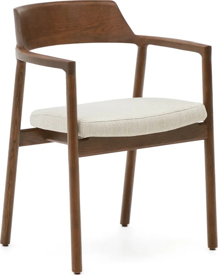 Hnedá jedálenská stolička Alocs – Kave Home