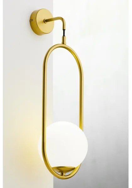 Jupiter 2043 - Nástenná lampa IGON 1xE14/40W/230V zlatá