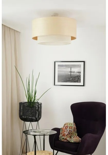 Brilagi - Prisadený luster ARIZONA BOHO 1xE27/15W/230V pr. 60 cm béžová