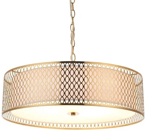 Endon 101569 - Luster na reťazi CORDERO 3xE27/10W/230V zlatý