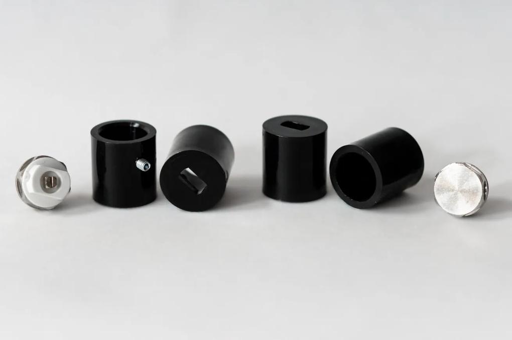 Regnis LOX, vykurovacie teleso 300x570mm, 401W, čierna matná, LOX60/30/D300/BLACK